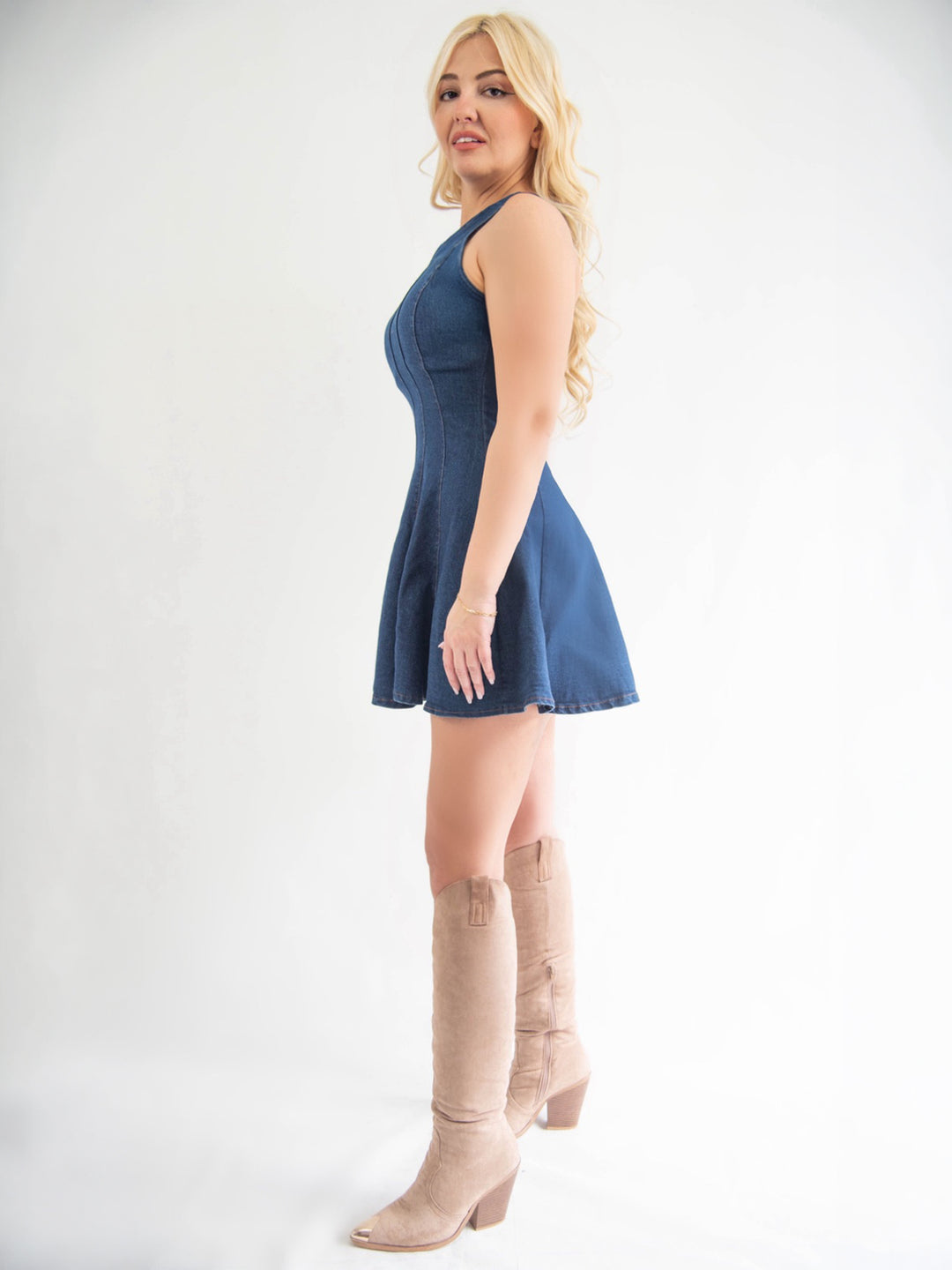Amour Denim dress