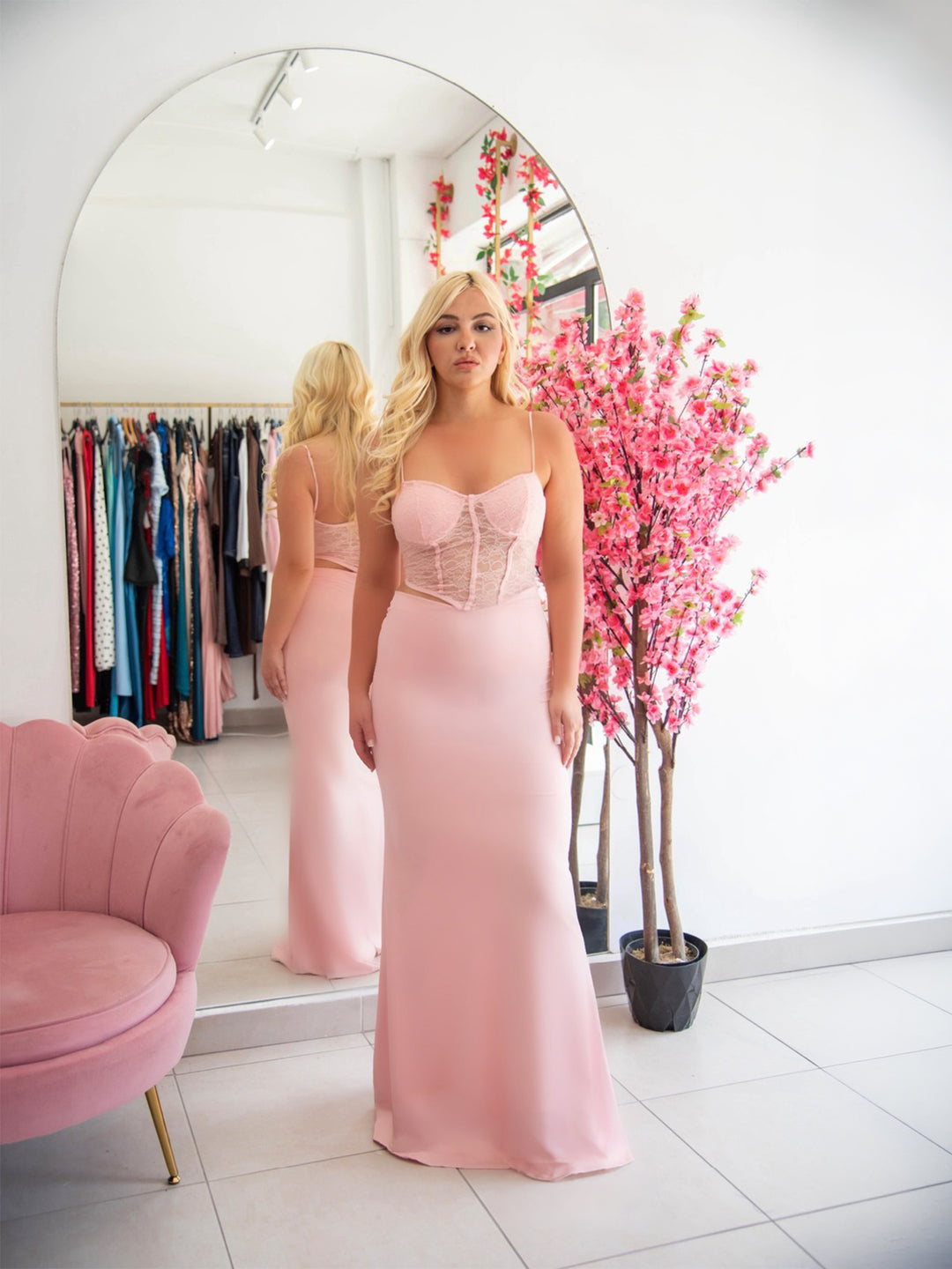 Blush dress
